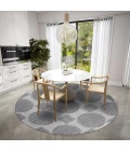 Dalyn Sedona SN13 Pewter Area Rug 8 ft. X 8 ft. Round