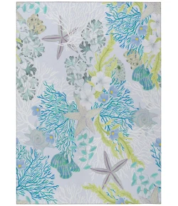 Dalyn Seabreeze SZ1 Silver Area Rug 5 ft. X 7 ft. 6 in. Rectangle