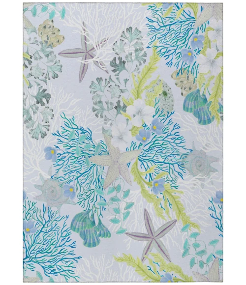 Dalyn Seabreeze SZ1 Silver Area Rug 5 ft. X 7 ft. 6 in. Rectangle