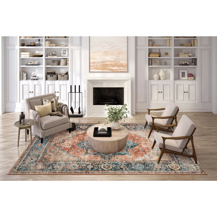 Dalyn Jericho JC2 Spice Area Rug 8 ft. X 8 ft. Round