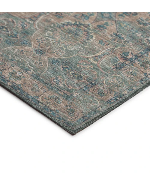 Dalyn Marbella MB5 Mineral Blue Area Rug 4 ft. X 4 ft. Round
