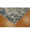 Dynamic Rugs ASTORIA Cream/Blue 3377 4ft. x 5ft. 7in. Rect. Rug