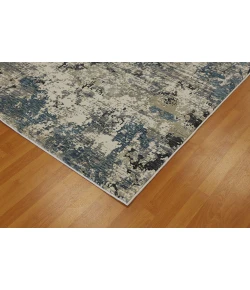 Dynamic Rugs ASTORIA Cream/Blue 3377 4ft. x 5ft. 7in. Rect. Rug
