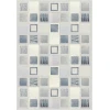 Dynamic Rugs ECLIPSE Cream/Blue 66311 3ft.11in. x 5ft. 7in. Rect. Rug