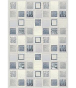 Dynamic Rugs ECLIPSE Cream/Blue 66311 7ft. 10in. x 10ft. 10in. Rect. Rug