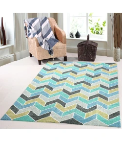 Dynamic Rugs PATIO Multi 8392 8ft. x 11ft. Rect. Rug