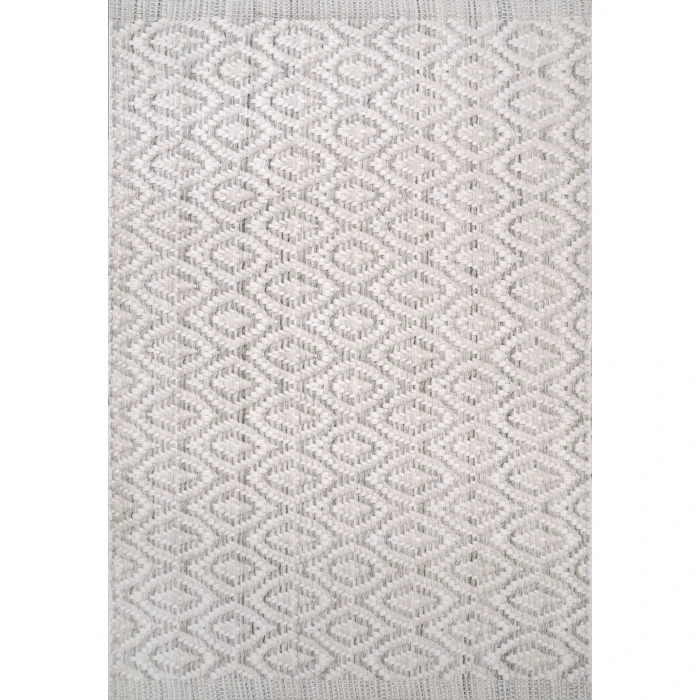 Dynamic Rugs ALLEGRA Ivory/Silver 2987 8ft. x 10ft. Rect. Rug