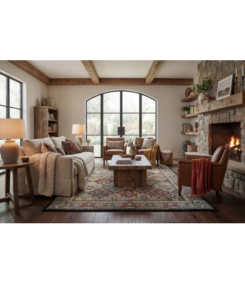 Dynamic Rugs ANCIENT GARDEN Multi 57008 2ft. x 3ft. 11in. Rect. Rug