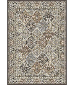 Dynamic Rugs ANCIENT GARDEN Brown/Blue 57008 7ft. 10in. x 10ft. 10in. Rect. Rug