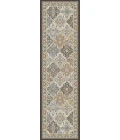 Dynamic Rugs ANCIENT GARDEN Brown/Blue 57008 2ft. 2in. x 7ft. 7in. Rect. Rug