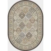 Dynamic Rugs ANCIENT GARDEN Brown/Blue 57008 2ft. 7in. x 4ft. 7in. Oval Rug