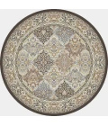 Dynamic Rugs ANCIENT GARDEN Brown/Blue 57008 7ft. 10in. Round Rug