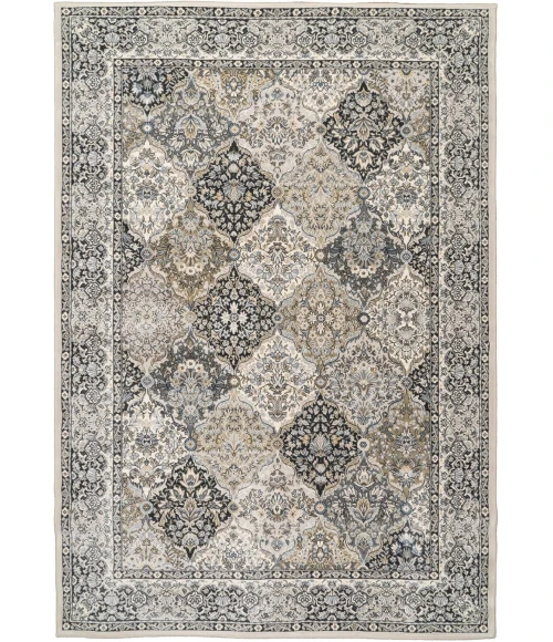 Dynamic Rugs ANCIENT GARDEN Cream/Grey 57008 2ft. x 3ft. 11in. Rect. Rug