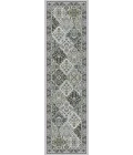 Dynamic Rugs ANCIENT GARDEN Cream/Grey 57008 2ft. 2in. x 7ft. 7in. Rect. Rug