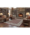 Dynamic Rugs ANCIENT GARDEN Red/Ivory 57011 9ft. 2in. x 12ft. 10in. Rect. Rug