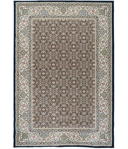 Dynamic Rugs ANCIENT GARDEN Navy 57011 9ft. 2in. x 12ft. 10in. Rect. Rug