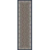 Dynamic Rugs ANCIENT GARDEN Navy 57011 2ft. 2in. x 7ft. 7in. Rect. Rug