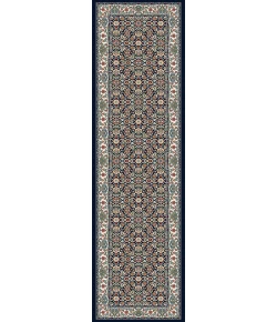 Dynamic Rugs ANCIENT GARDEN Navy 57011 2ft. 2in. x 7ft. 7in. Rect. Rug