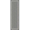 Dynamic Rugs ANCIENT GARDEN Grey/Cream 57011 2ft. 2in. x 7ft. 7in. Rect. Rug
