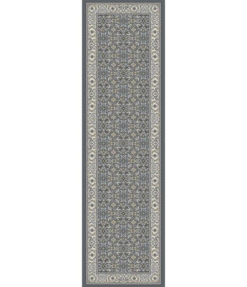 Dynamic Rugs ANCIENT GARDEN Grey/Cream 57011 2ft. 2in. x 7ft. 7in. Rect. Rug