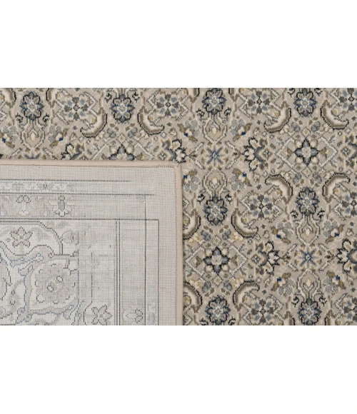 Dynamic Rugs ANCIENT GARDEN Soft Grey/Cream 57011 9ft. 2in. x 12ft. 10in. Rect. Rug