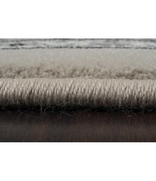 Dynamic Rugs ANCIENT GARDEN Soft Grey/Cream 57011 9ft. 2in. x 12ft. 10in. Rect. Rug
