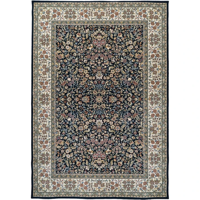 Dynamic Rugs ANCIENT GARDEN Blue/Ivory 57078 2ft. x 3ft. 11in. Rect. Rug