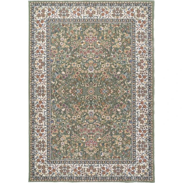 Dynamic Rugs ANCIENT GARDEN Green/Ivory 57078 2ft. x 3ft. 11in. Rect. Rug