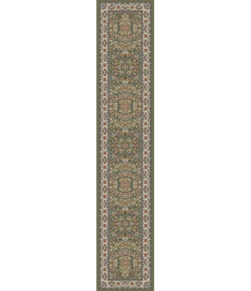 Dynamic Rugs ANCIENT GARDEN Green/Ivory 57078 2ft. 2in x 11ft. Rect. Rug