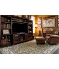 Dynamic Rugs ANCIENT GARDEN Green/Ivory 57078 2ft. 2in x 11ft. Rect. Rug