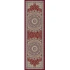 Dynamic Rugs ANCIENT GARDEN Red 57090 2ft. 2in. x 7ft. 7in. Rect. Rug