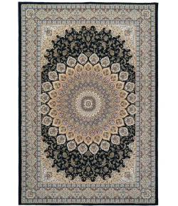 Dynamic Rugs ANCIENT GARDEN Navy 57090 3ft. 11in. x 5ft. 7in. Rect. Rug
