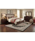 Dynamic Rugs ANCIENT GARDEN Navy 57090 3ft. 11in. x 5ft. 7in. Rect. Rug