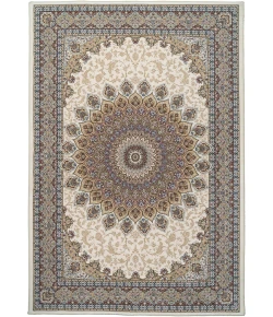 Dynamic Rugs ANCIENT GARDEN Ivory 57090 6ft. 7in. x 9ft. 6in. Rect. Rug