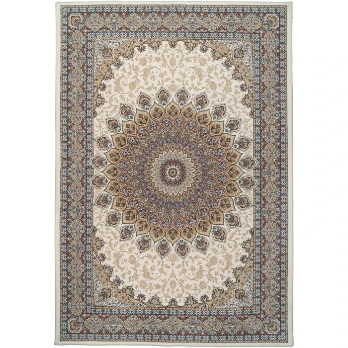 Dynamic Rugs ANCIENT GARDEN Ivory 57090 7ft. 10in. x 10ft. 10in. Rect. Rug