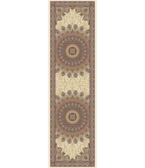 Dynamic Rugs ANCIENT GARDEN Ivory 57090 2ft. 2in. x 7ft. 7in. Rect. Rug