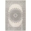 Dynamic Rugs ANCIENT GARDEN Cream/Grey 57090 3ft. 11in. x 5ft. 7in. Rect. Rug