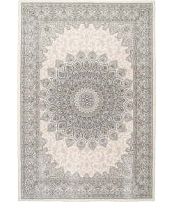 Dynamic Rugs ANCIENT GARDEN Cream/Grey 57090 7ft. 10in. x 10ft. 10in. Rect. Rug