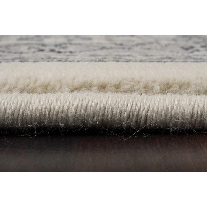Dynamic Rugs ANCIENT GARDEN Cream/Grey 57090 7ft. 10in. Round Rug