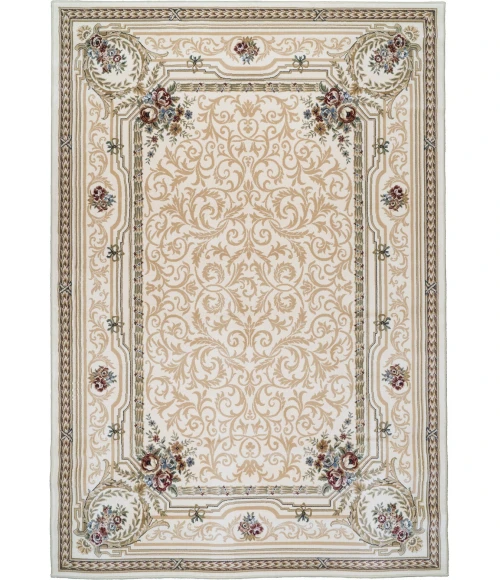 Dynamic Rugs ANCIENT GARDEN Ivory 57091 3ft. 11in. x 5ft. 7in. Rect. Rug