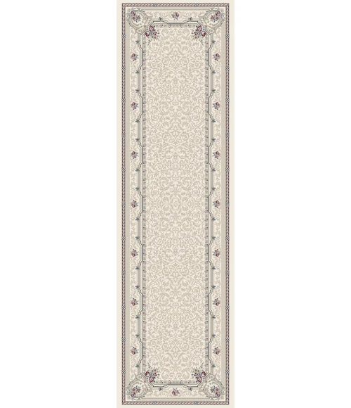 Dynamic Rugs ANCIENT GARDEN Ivory 57091 2ft. 2in x 11ft. Rect. Rug