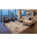 Dynamic Rugs ANCIENT GARDEN Ivory 57091 2ft. 2in x 11ft. Rect. Rug
