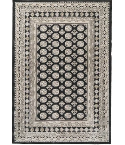 Dynamic Rugs ANCIENT GARDEN Charcoal/Silver 57102 7ft. 10in. x 10ft. 10in. Rect. Rug