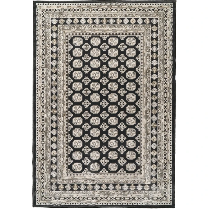 Dynamic Rugs ANCIENT GARDEN Charcoal/Silver 57102 3ft. 11in. x 5ft. 7in. Rect. Rug