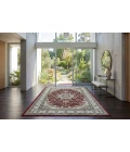 Dynamic Rugs ANCIENT GARDEN Red/Ivory 57119 7ft. 10in. x 10ft. 10in. Rect. Rug