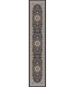 Dynamic Rugs ANCIENT GARDEN Blue/Ivory 57119 2ft. 2in x 11ft. Rect. Rug