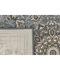Dynamic Rugs ANCIENT GARDEN Steel Blue/Cream 57119 7ft. 10in. x 10ft. 10in. Rect. Rug