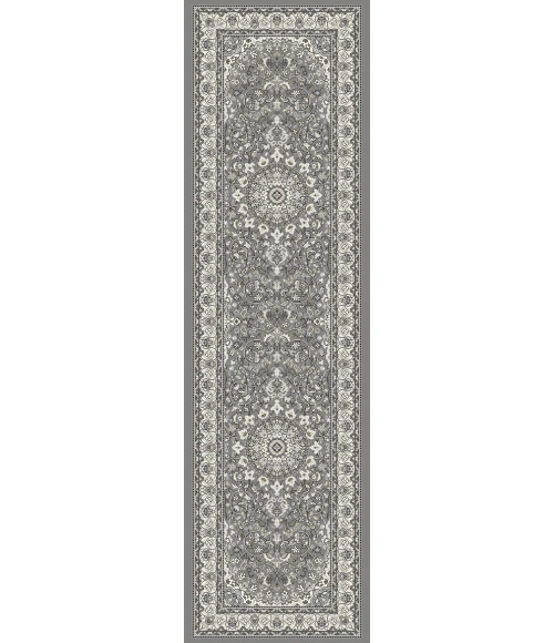Dynamic Rugs ANCIENT GARDEN Grey/Cream 57119 2ft. 2in x 11ft. Rect. Rug