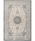 Dynamic Rugs ANCIENT GARDEN Cream/Grey 57119 3ft. 11in. x 5ft. 7in. Rect. Rug