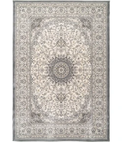 Dynamic Rugs ANCIENT GARDEN Cream/Grey 57119 2ft. x 3ft. 11in. Rect. Rug